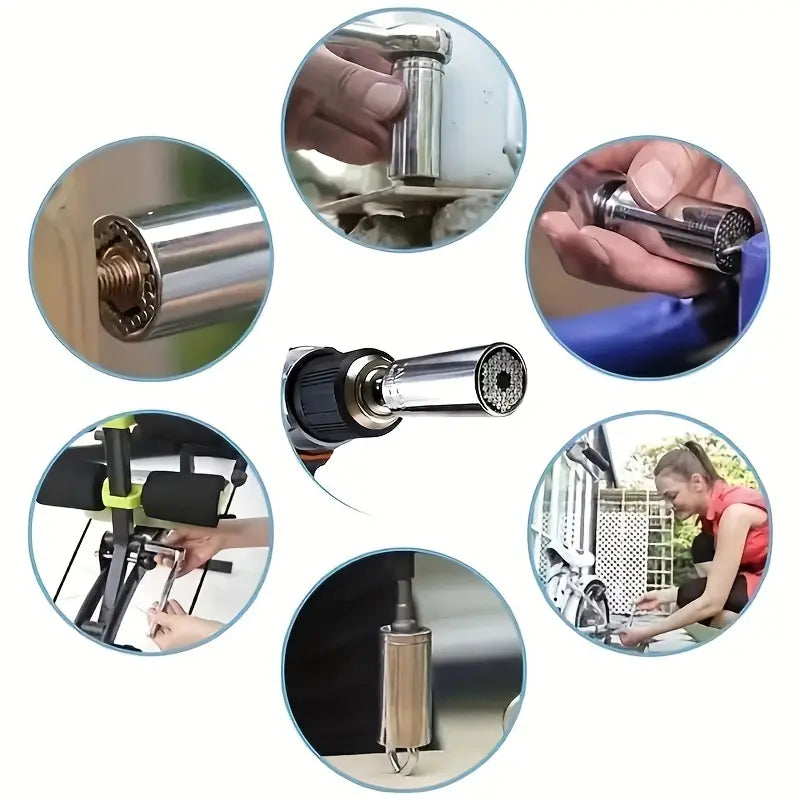 Llave de torque universal 7-19mm Hexagonal Multi-funcional Socket universal