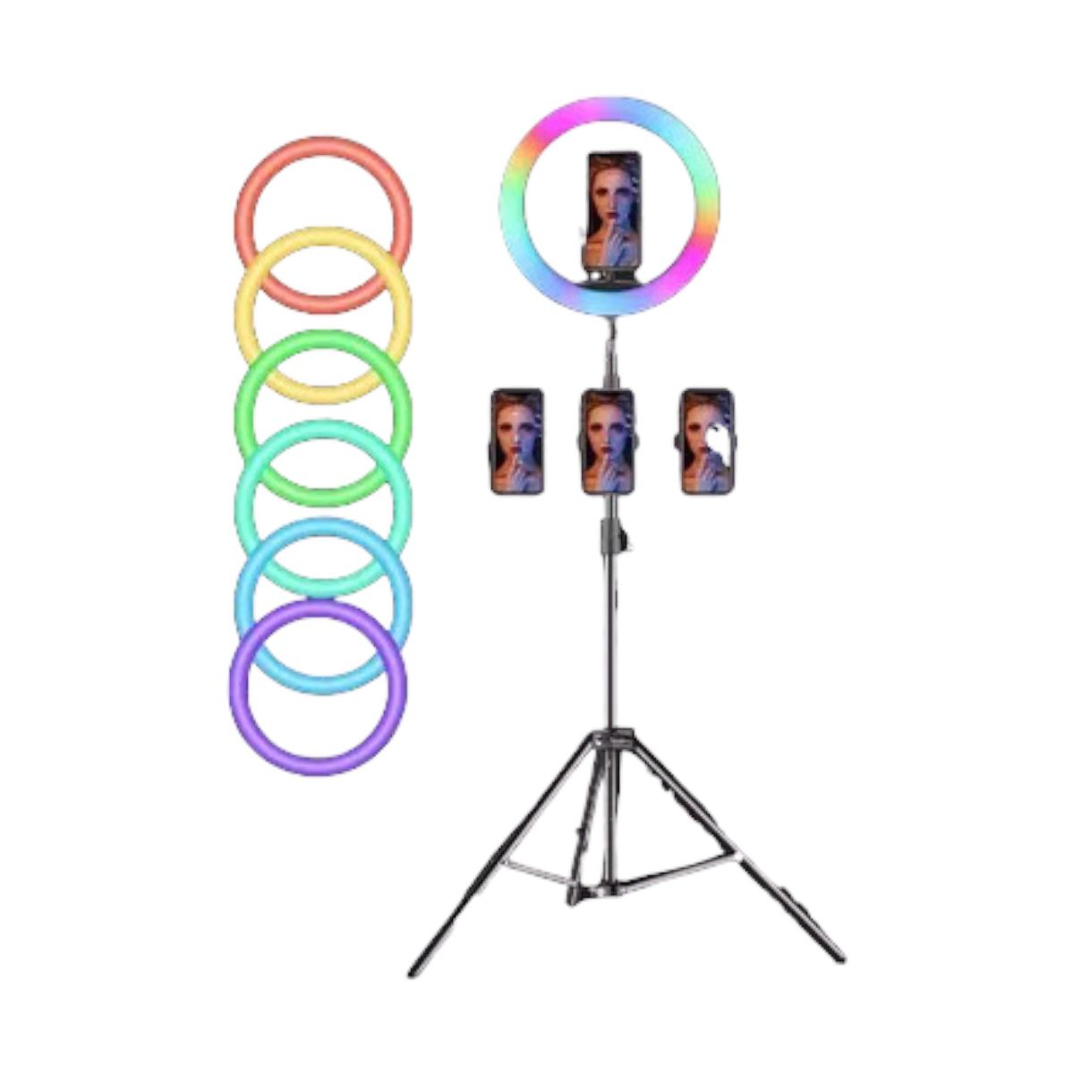 Aro de Luz 10 Pulgadas RGB con Tripie