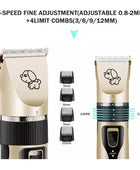 Kit De Máquina Cortadora De Pelo Para Mascotas Y Perros