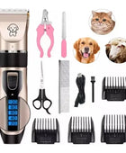 Kit De Máquina Cortadora De Pelo Para Mascotas Y Perros
