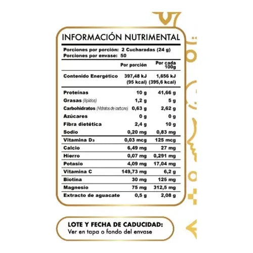 Colageno Premium A&g Persea 1.2 Kg, Sin Sabor