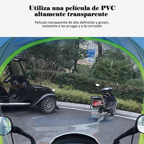 Toldo Anti-sol Lluvia Impermeable Universal Para Motocicleta