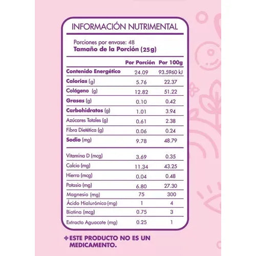 Colágeno Hidrolizado A&g Persea Sabor Arándano Bote 1.2kg