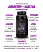 Colágeno Hidrolizado Mas Biotina Vsouls Blueberry 600grs