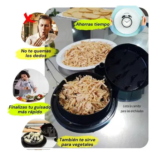 Desmenuzadora Pollo Trituradora D Carne Alimentos Deshebrada