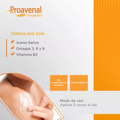 Proavenal Omegatopic Leche Emoliente Hidratante 500ml