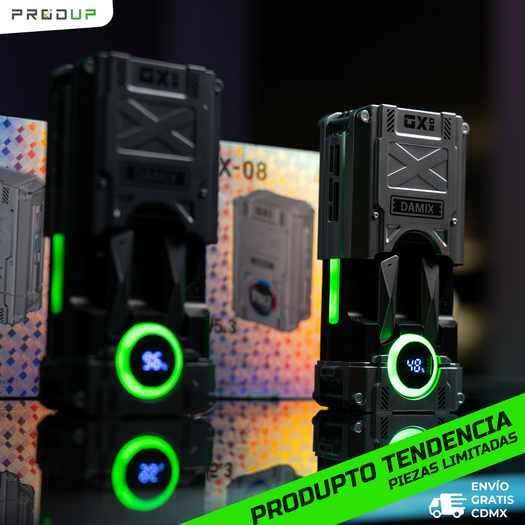 Audífonos Gamer DX-08 WIRELESS V5.3 Con Luces y sonido