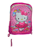 Mochila Escolar Lapicera Lonchera Térmica 3piezas Mochilas Para Niños Primaria Con Gran Capacidad Dibujo 3D Hello Kitty