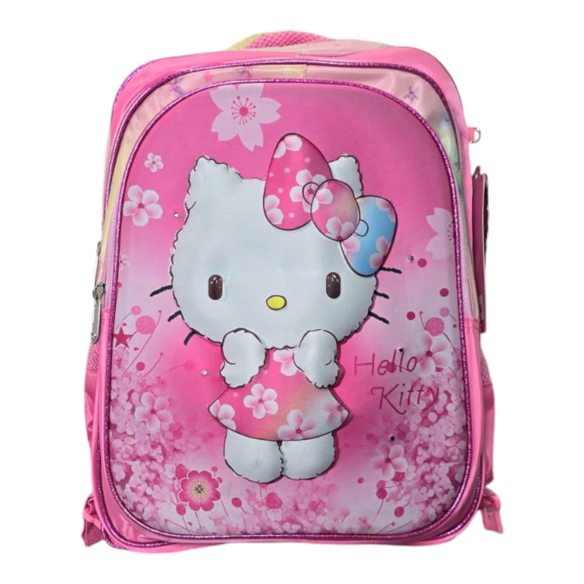 Mochila Escolar Lapicera Lonchera Térmica 3piezas Mochilas Para Niños Primaria Con Gran Capacidad Dibujo 3D Hello Kitty