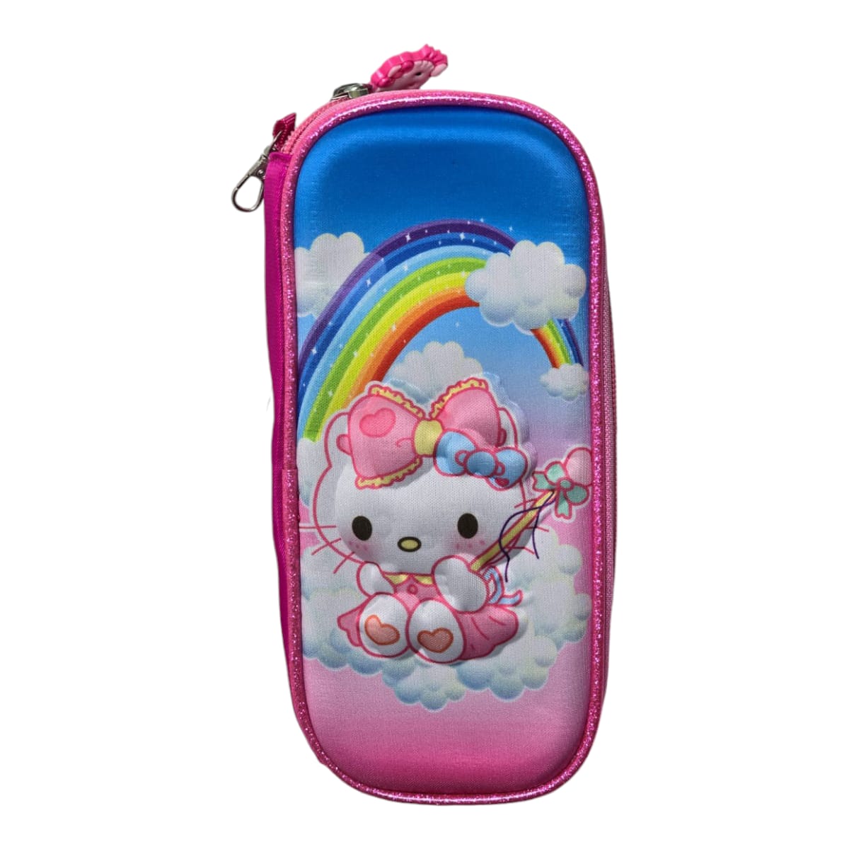 Mochila Escolar Lapicera Lonchera Térmica 3piezas Mochilas Para Niños Primaria Con Gran Capacidad Dibujo 3D Hello Kitty