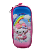 Mochila Escolar Lapicera Lonchera Térmica 3piezas Mochilas Para Niños Primaria Con Gran Capacidad Dibujo 3D Hello Kitty