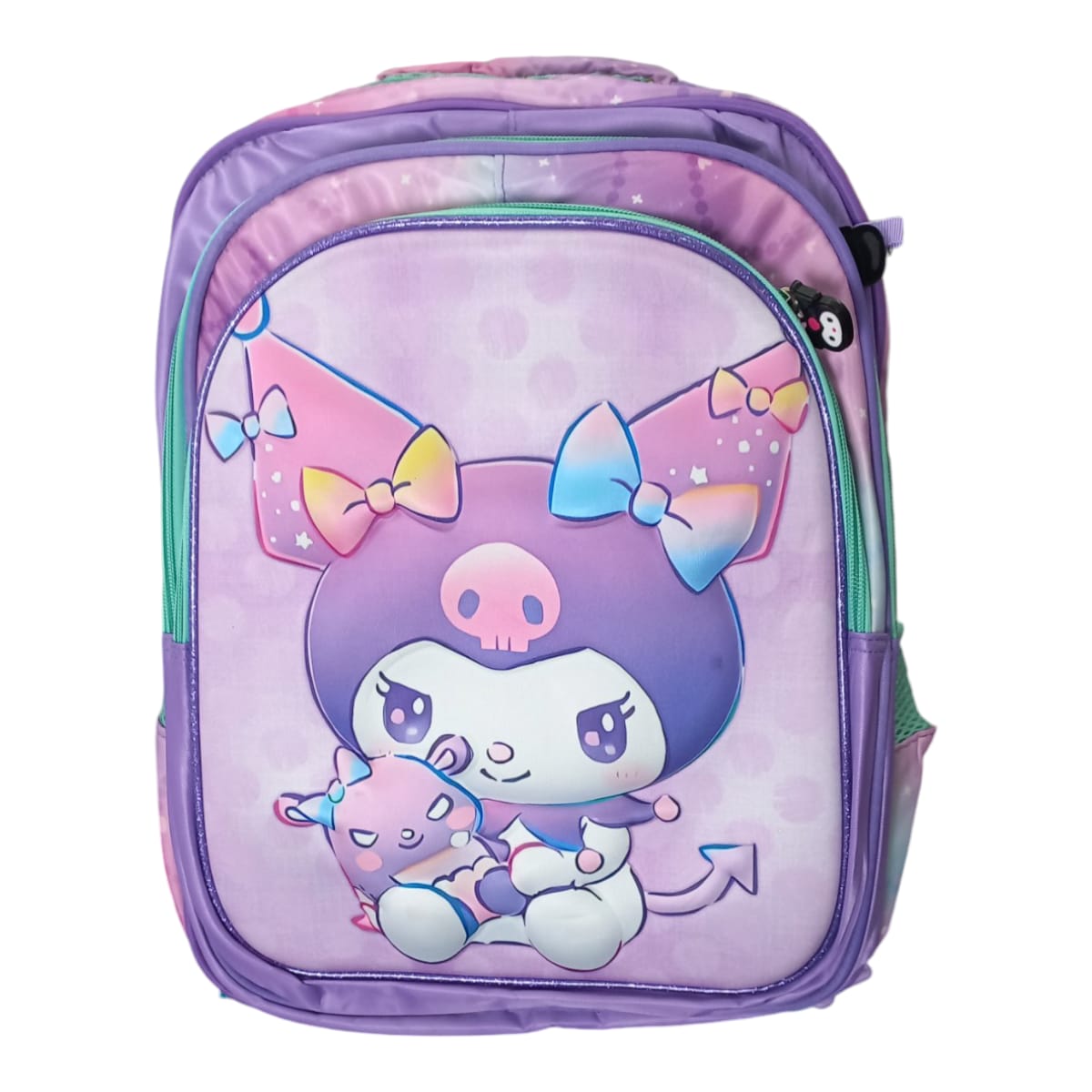 Mochila Escolar Lapicera Lonchera Térmica 3piezas Mochilas Para Niños Primaria Con Gran Capacidad Dibujo 3D Kuromi