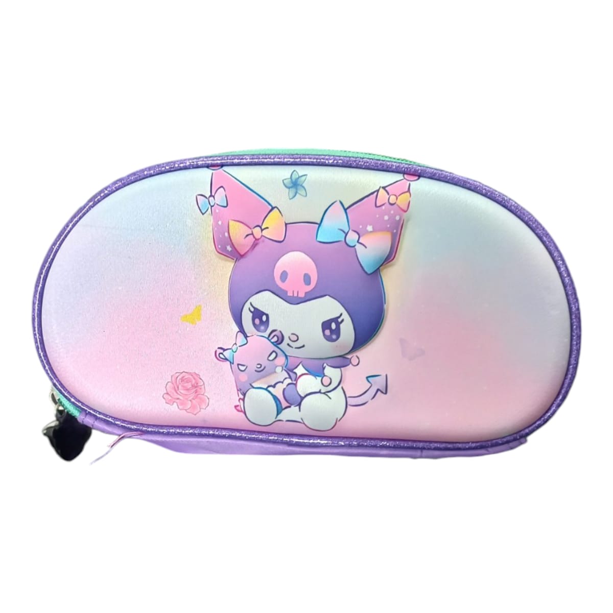 Mochila Escolar Lapicera Lonchera Térmica 3piezas Mochilas Para Niños Primaria Con Gran Capacidad Dibujo 3D Kuromi