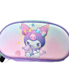 Mochila Escolar Lapicera Lonchera Térmica 3piezas Mochilas Para Niños Primaria Con Gran Capacidad Dibujo 3D Kuromi