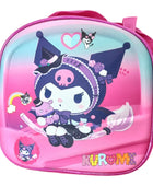 Mochila Escolar Lapicera Lonchera Térmica 3piezas Mochilas Para Niños Primaria Con Gran Capacidad Dibujo 3D Kuromi