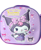 Mochila Escolar Lapicera Lonchera Térmica 3piezas Mochilas Para Niños Primaria Con Gran Capacidad Dibujo 3D Kuromi