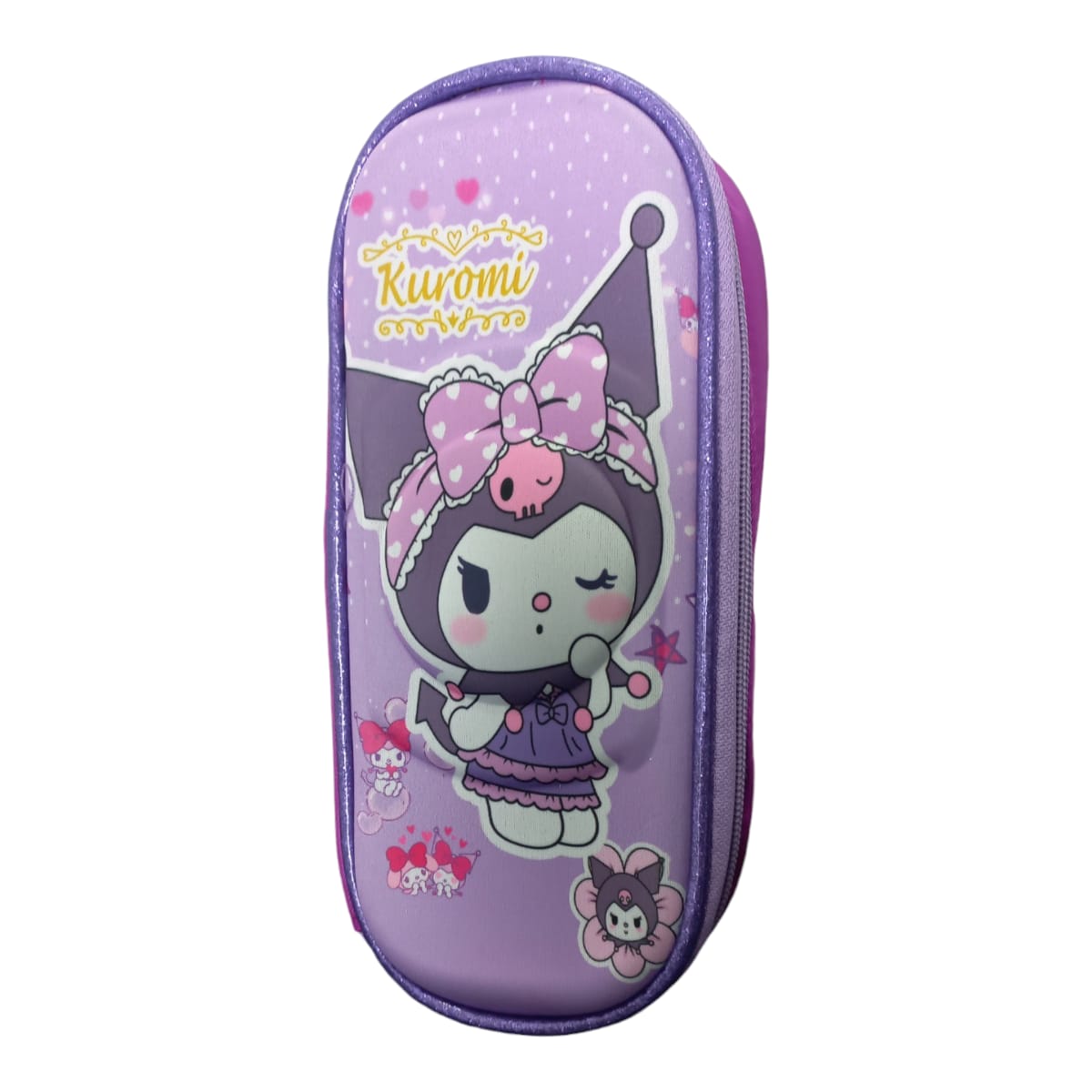Mochila Escolar Lapicera Lonchera Térmica 3piezas Mochilas Para Niños Primaria Con Gran Capacidad Dibujo 3D Kuromi