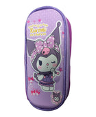 Mochila Escolar Lapicera Lonchera Térmica 3piezas Mochilas Para Niños Primaria Con Gran Capacidad Dibujo 3D Kuromi