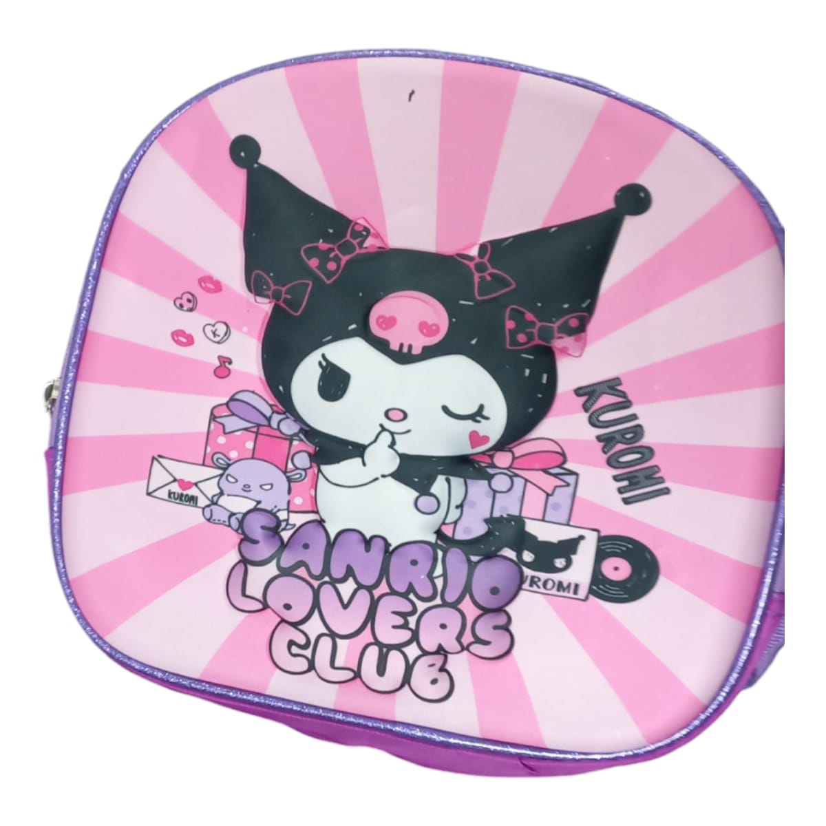 Mochila Escolar Lapicera Lonchera Térmica 3piezas Mochilas Para Niños Primaria Con Gran Capacidad Dibujo 3D Kuromi