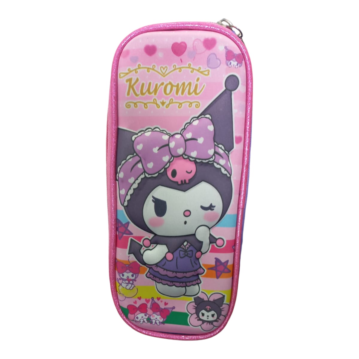 Mochila Escolar Lapicera Lonchera Térmica 3piezas Mochilas Para Niños Primaria Con Gran Capacidad Dibujo 3D Kuromi