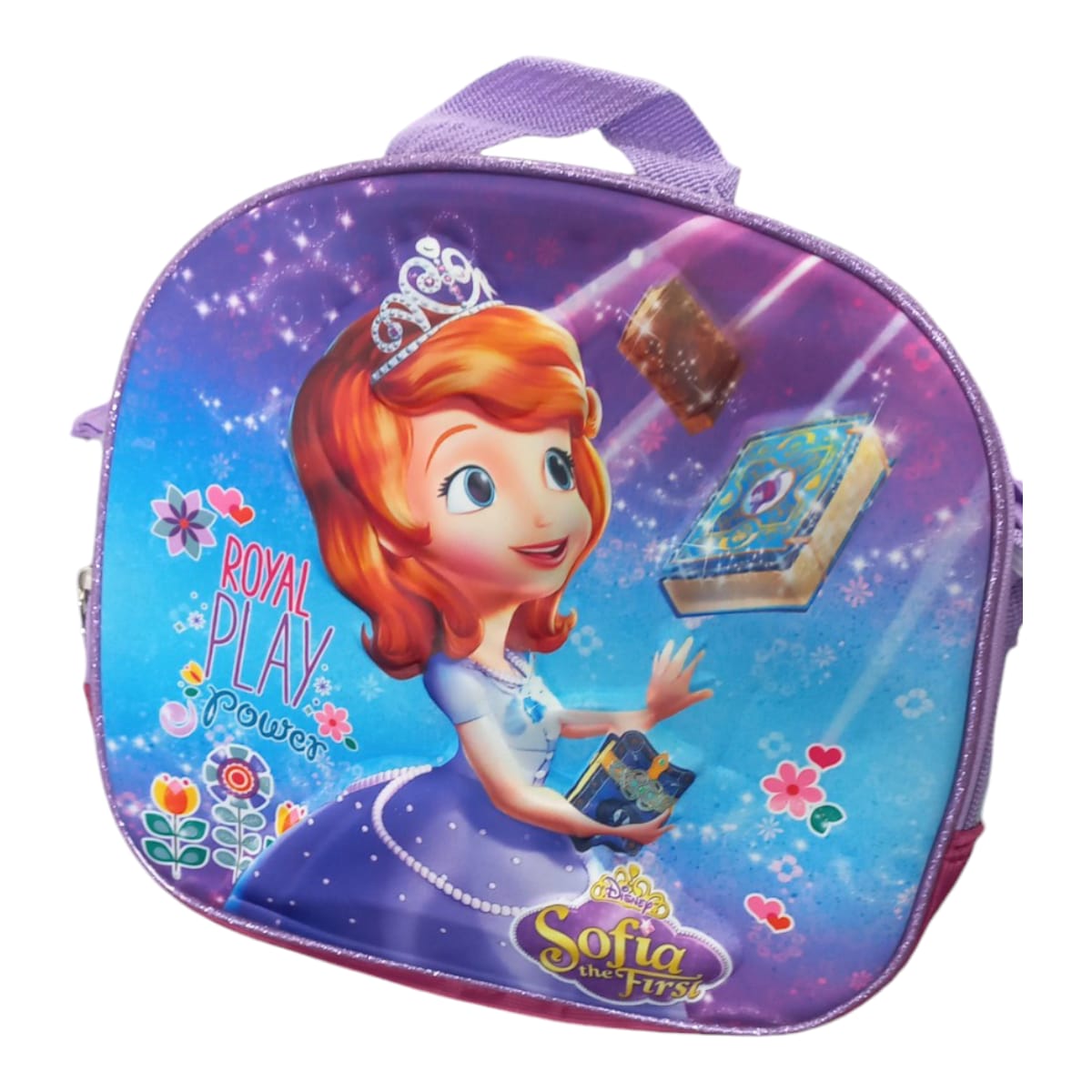 Mochila Escolar Lapicera Lonchera Térmica 3piezas Mochilas Para Niños Primaria Con Gran Capacidad Dibujo 3D Princesas Disney