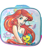 Mochila Escolar Lapicera Lonchera Térmica 3piezas Mochilas Para Niños Primaria Con Gran Capacidad Dibujo 3D Princesas Disney