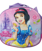 Mochila Escolar Lapicera Lonchera Térmica 3piezas Mochilas Para Niños Primaria Con Gran Capacidad Dibujo 3D Princesas Disney