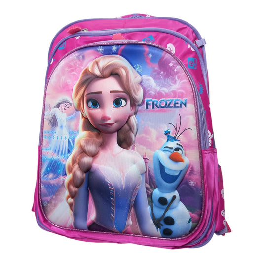 Mochila Escolar Lapicera Lonchera Térmica 3piezas Mochilas Para Niños Primaria Con Gran Capacidad Dibujo 3D Princesas Disney