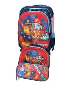 Mochila Escolar Lapicera Lonchera Térmica 3piezas Mochilas Para Niños Primaria Con Gran Capacidad Dibujo 3D Paw Patrol