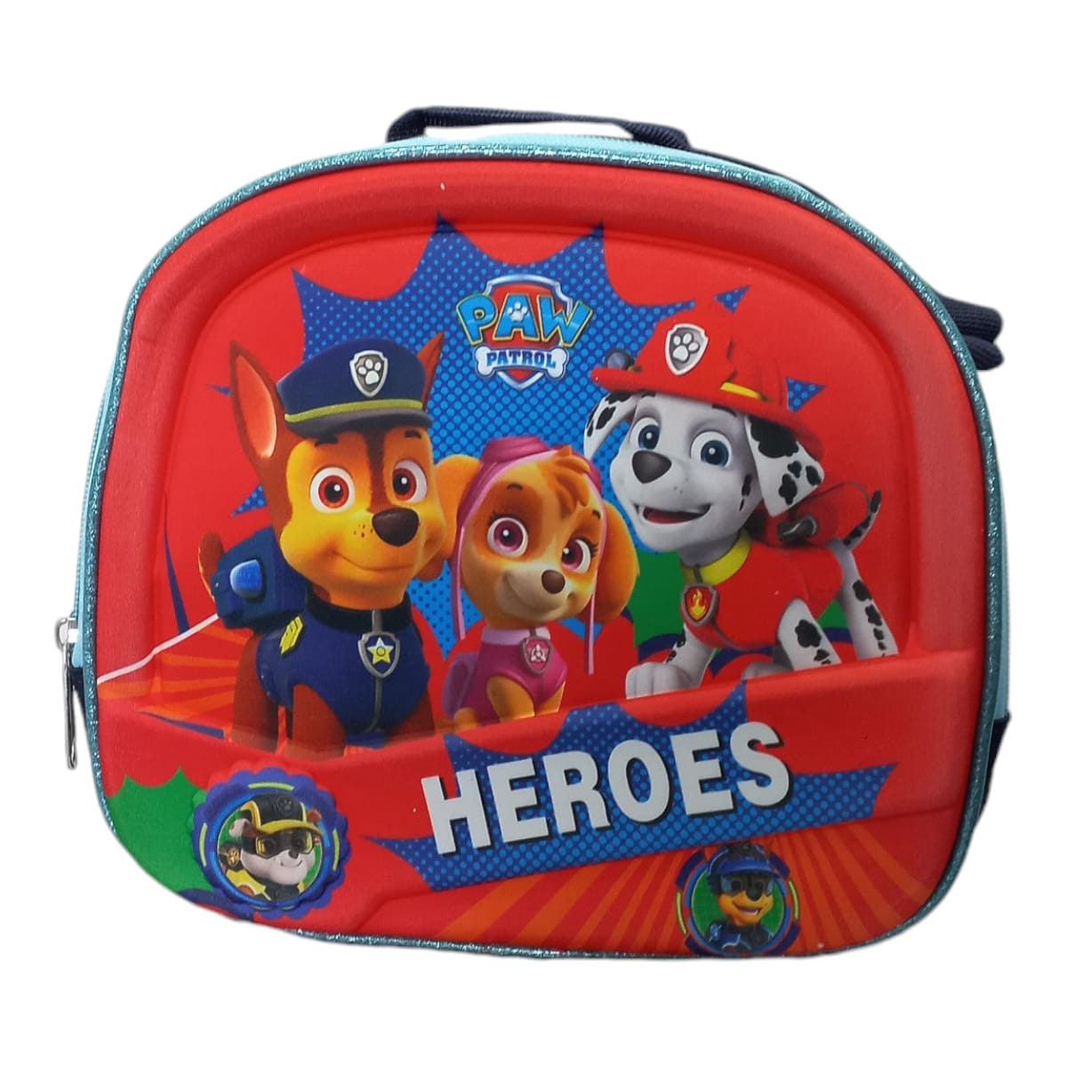 Mochila Escolar Lapicera Lonchera Térmica 3piezas Mochilas Para Niños Primaria Con Gran Capacidad Dibujo 3D Paw Patrol