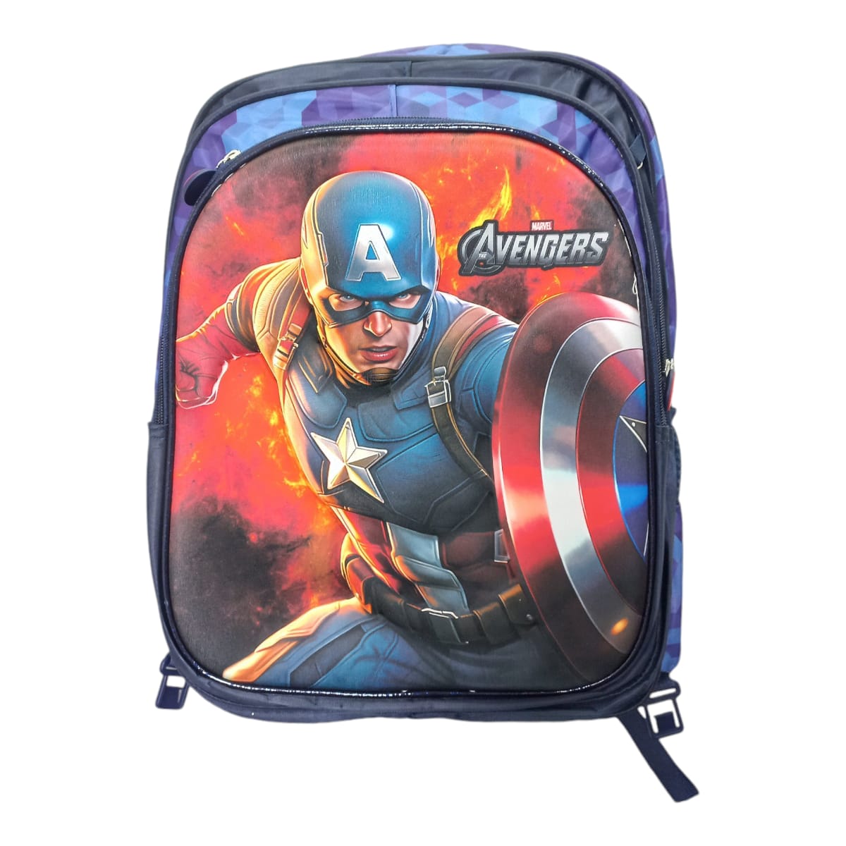 Mochila Escolar Lapicera Lonchera Térmica 3piezas Mochilas Para Niños Primaria Con Gran Capacidad Dibujo 3D Marvel