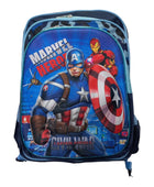 Mochila Escolar Lapicera Lonchera Térmica 3piezas Mochilas Para Niños Primaria Con Gran Capacidad Dibujo 3D Marvel