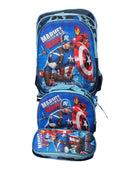 Mochila Escolar Lapicera Lonchera Térmica 3piezas Mochilas Para Niños Primaria Con Gran Capacidad Dibujo 3D Marvel
