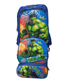 Mochila Escolar Lapicera Lonchera Térmica 3piezas Mochilas Para Niños Primaria Con Gran Capacidad Dibujo 3D Marvel