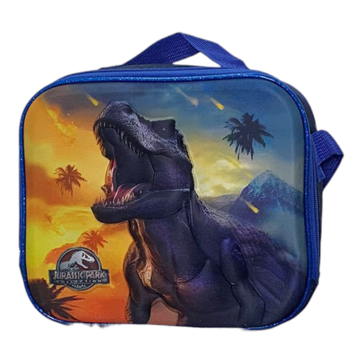 Mochila Escolar Lapicera Lonchera Térmica 3piezas Mochilas Para Niños Primaria Con Gran Capacidad Dibujo 3D Jurassic Park