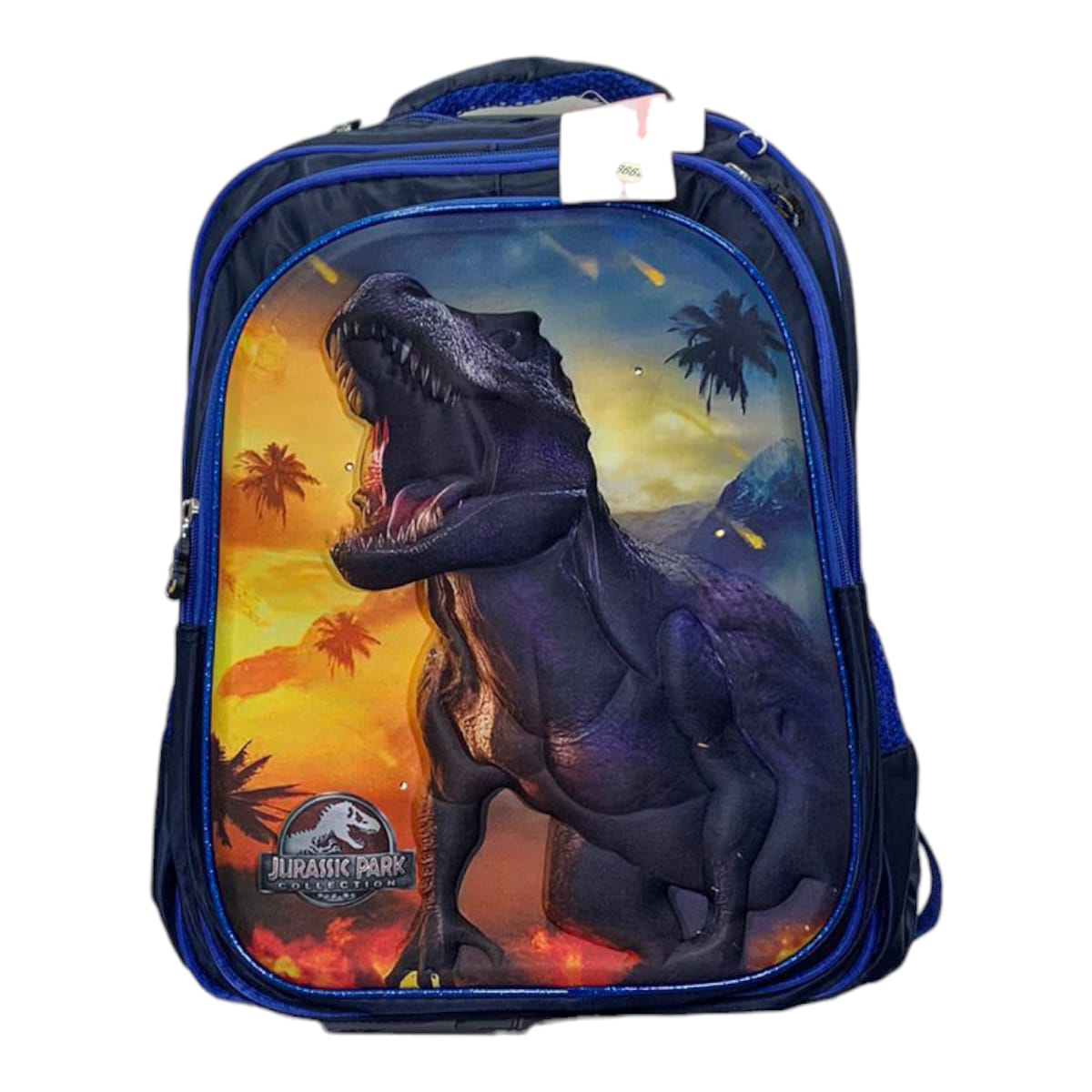 Mochila Escolar Lapicera Lonchera Térmica 3piezas Mochilas Para Niños Primaria Con Gran Capacidad Dibujo 3D Jurassic Park