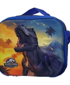 Mochila Escolar Lapicera Lonchera Térmica 3piezas Mochilas Para Niños Primaria Con Gran Capacidad Dibujo 3D Jurassic Park