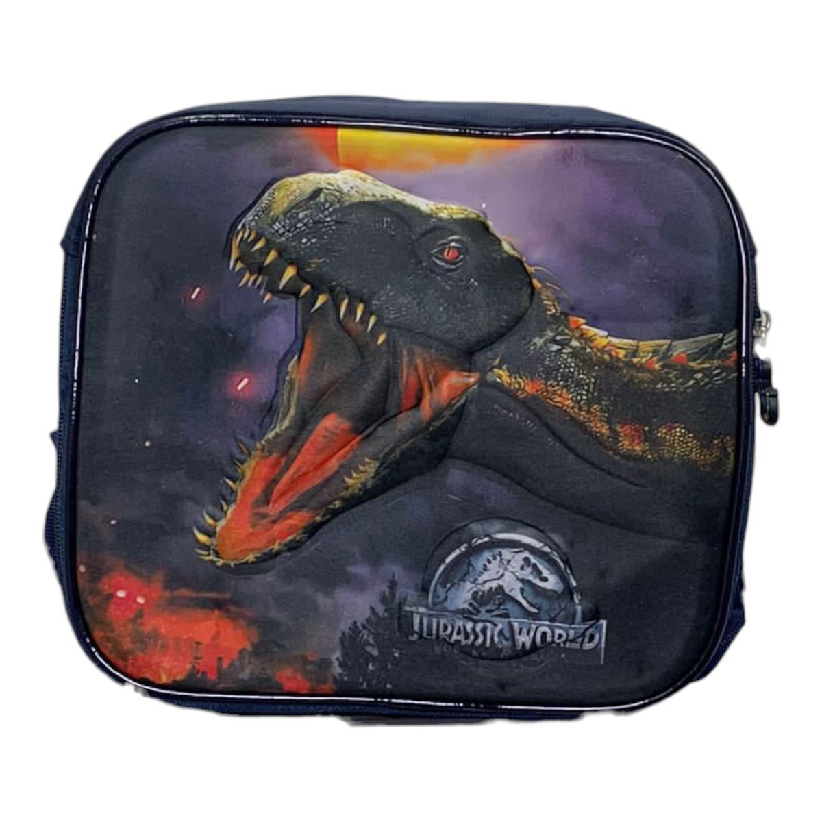 Mochila Escolar Lapicera Lonchera Térmica 3piezas Mochilas Para Niños Primaria Con Gran Capacidad Dibujo 3D Jurassic Park