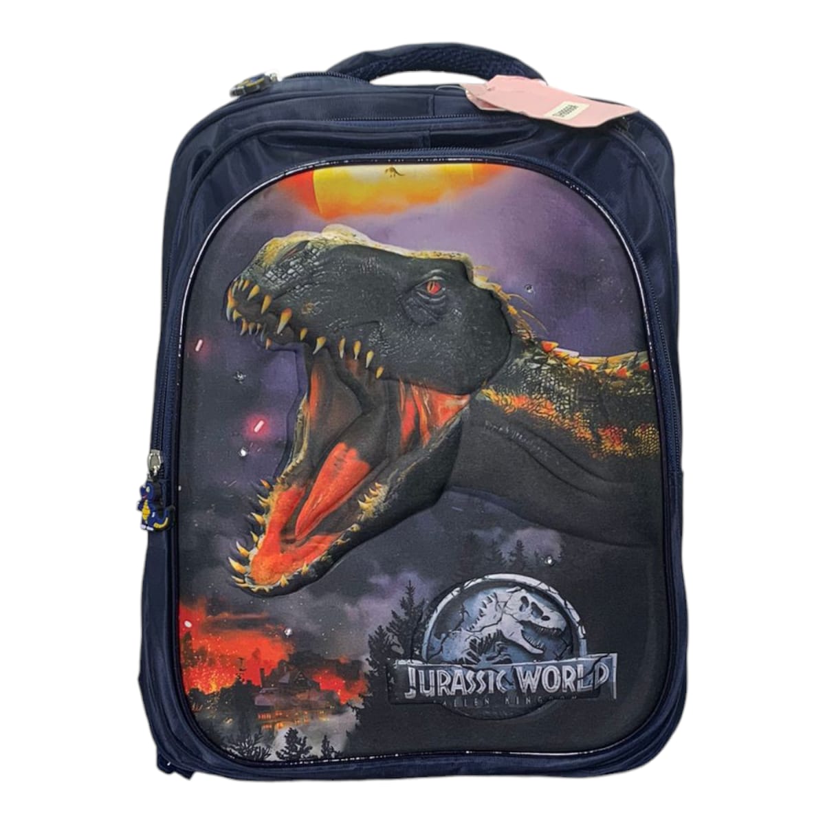 Mochila Escolar Lapicera Lonchera Térmica 3piezas Mochilas Para Niños Primaria Con Gran Capacidad Dibujo 3D Jurassic Park