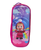 Mochila Escolar Lapicera Lonchera Térmica 3piezas Mochilas Para Niños Primaria Con Gran Capacidad Dibujo 3D Masha y el Oso