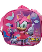 Mochila Escolar Lapicera Lonchera Térmica 3piezas Mochilas Para Niños Primaria Con Gran Capacidad Dibujo 3D Sonic