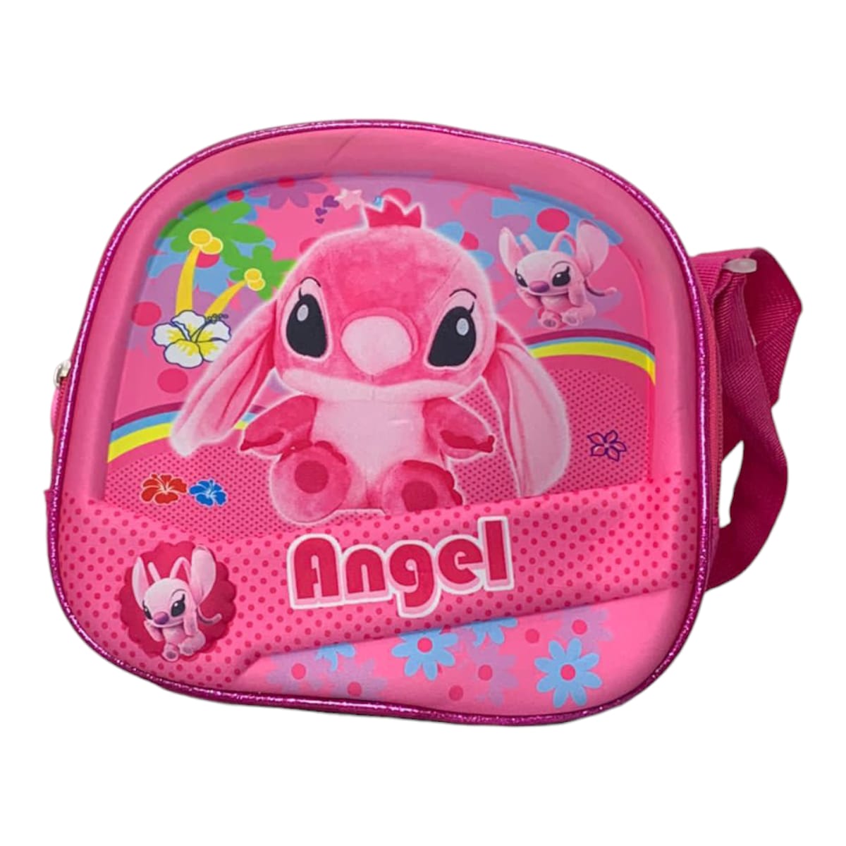Mochila Escolar Lapicera Lonchera Térmica 3piezas Mochilas Para Niños Primaria Con Gran Capacidad Dibujo 3D Lilo y Stitch