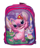 Mochila Escolar Lapicera Lonchera Térmica 3piezas Mochilas Para Niños Primaria Con Gran Capacidad Dibujo 3D Lilo y Stitch