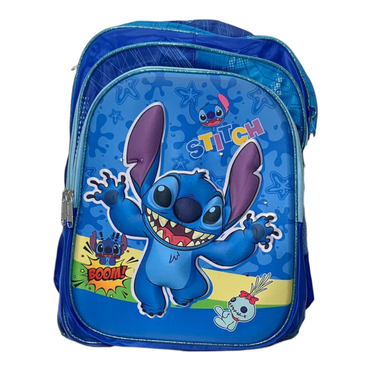 Mochila Escolar Lapicera Lonchera Térmica 3piezas Mochilas Para Niños Primaria Con Gran Capacidad Dibujo 3D Lilo y Stitch