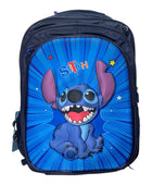 Mochila Escolar Lapicera Lonchera Térmica 3piezas Mochilas Para Niños Primaria Con Gran Capacidad Dibujo 3D Lilo y Stitch