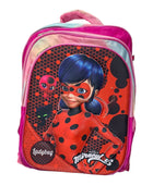 Mochila Escolar Lapicera Lonchera Térmica 3piezas Mochilas Para Niños Primaria Con Gran Capacidad Dibujo 3D Ladybug