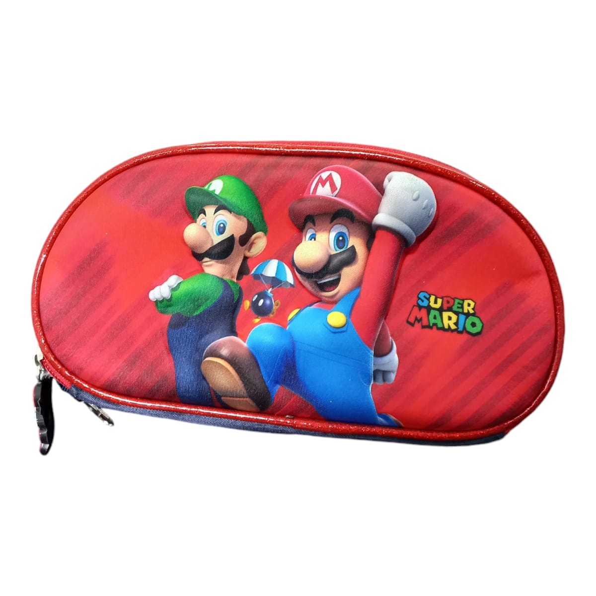 Mochila Escolar Lapicera Lonchera Térmica 3piezas Mochilas Para Niños Primaria Con Gran Capacidad  Dibujo 3D Mario Bross