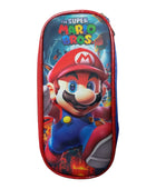 Mochila Escolar Lapicera Lonchera Térmica 3piezas Mochilas Para Niños Primaria Con Gran Capacidad  Dibujo 3D Mario Bross