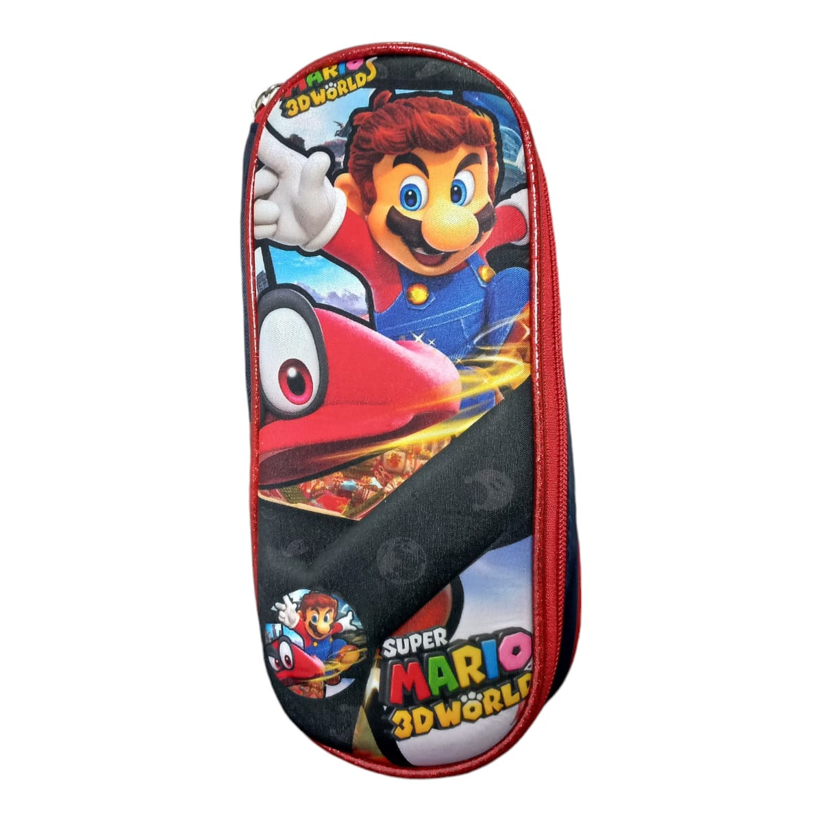 Mochila Escolar Lapicera Lonchera Térmica 3piezas Mochilas Para Niños Primaria Con Gran Capacidad  Dibujo 3D Mario Bross