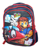 Mochila Escolar Lapicera Lonchera Térmica 3piezas Mochilas Para Niños Primaria Con Gran Capacidad  Dibujo 3D Mario Bross